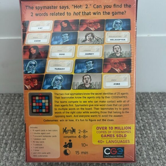 Codenames Board Game- NEW - Picture 2 of 2